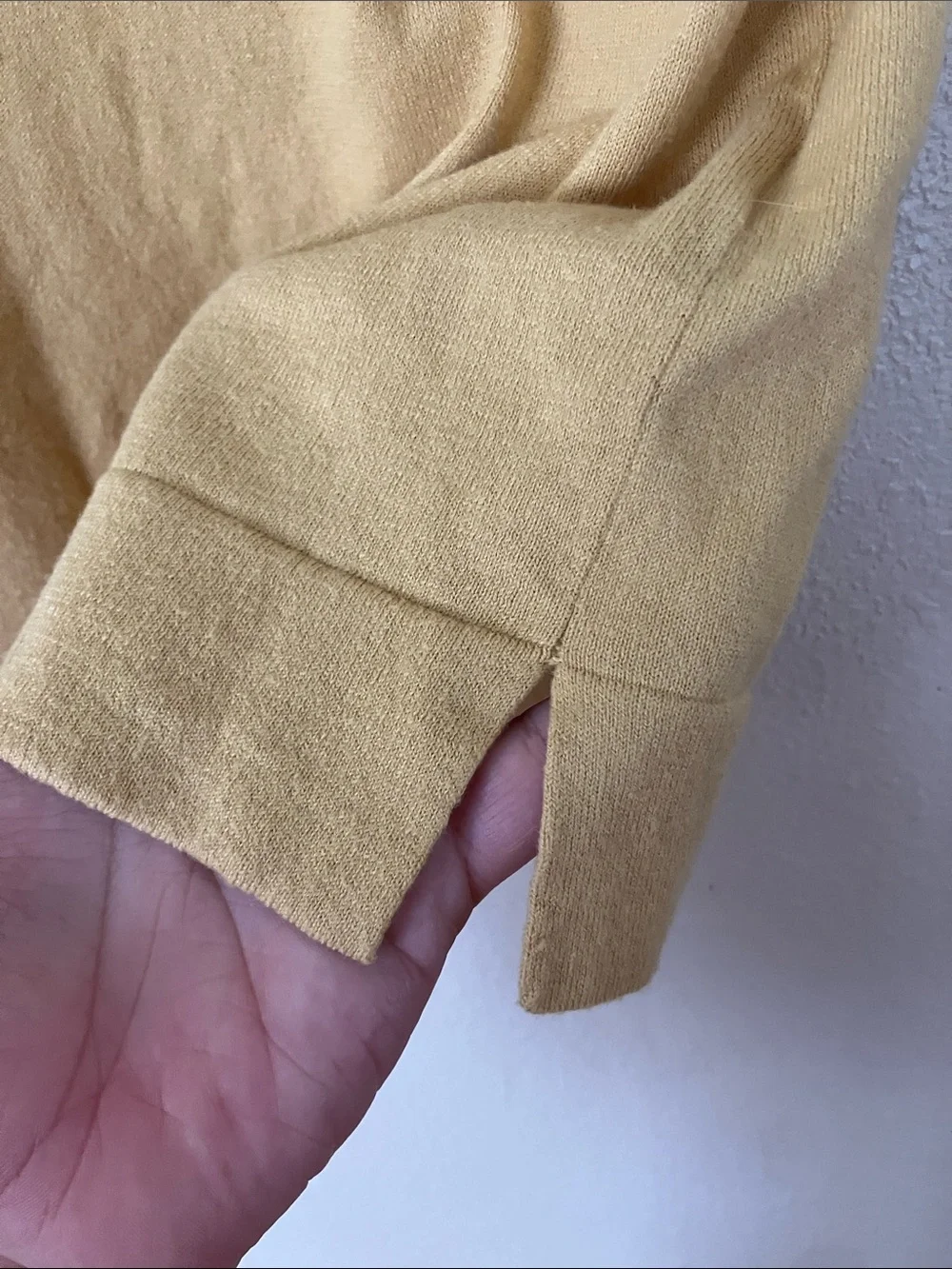 Banana Republic Old Money Mustard Knit Polo, M